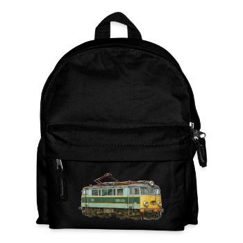 EU07 Elektrolokomotive, Lokomotive, Eisenbahn, Züge, Reisen - Kinder Rucksack - Schwarz - Vorne