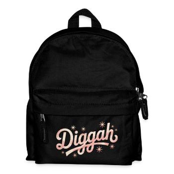 Diggah - Funny Memes - Kinder Rucksack - Schwarz - Vorne