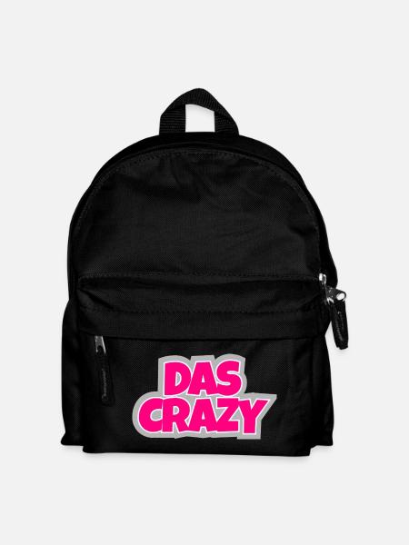 The Crazy - crazy, eye-catching and simply funny - Kids' Backpack - black