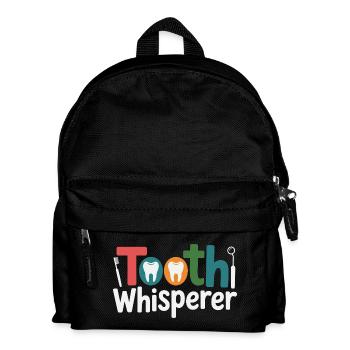 Zahntechniker Präzisionsarbeit - Kinder Rucksack - Schwarz - Vorne
