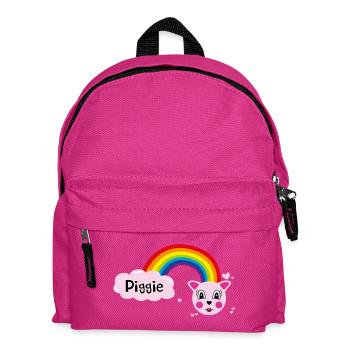 Piggie mimi by Helfspawn - Kids' Backpack - fuchsia - Front