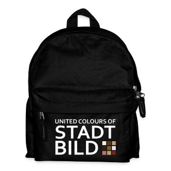 Stadtbild - Kinder Rucksack - Schwarz - Vorne