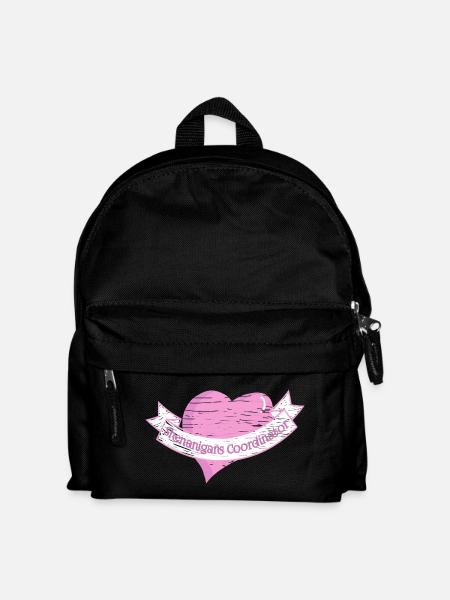 Streiche-Koordinatorin St. Patrick's Day - Kinder Rucksack - Schwarz