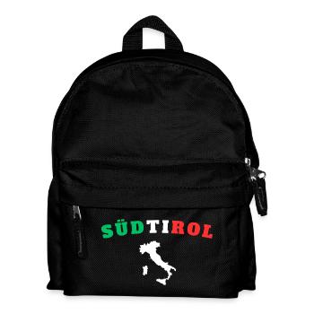 Südtirol - Kinder Rucksack - Schwarz - Vorne