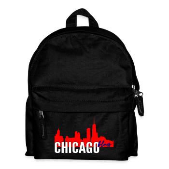 Chicago Blues - Kinder Rucksack - Schwarz - Vorne