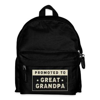 Opi Großvater Enkel Enkelkind Opa - Kinder Rucksack - Schwarz - Vorne