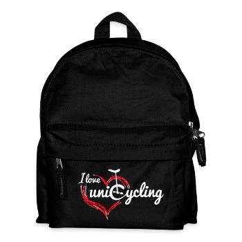 Unicycle | Unicycling Freestyle Downhill - Kids' Backpack - black - Front