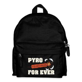 Pyro For Ever Böllerkette - Kinder Rucksack - Schwarz - Vorne