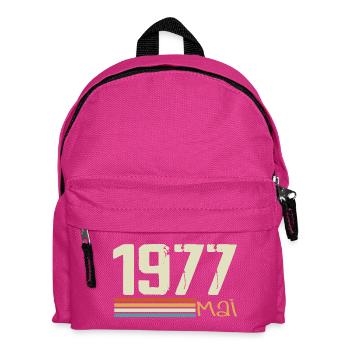 Mai 1977 - Kinder Rucksack - Fuchsia - Vorne