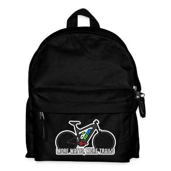 Plus de Watts Plus de sentiers Art eMTB - Sac à dos Enfant - noir - Devant