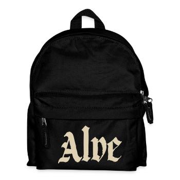 Alve Gothic Font - Kids' Backpack - black - Front