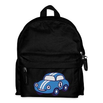 racing car - Kids' Backpack - black - Front