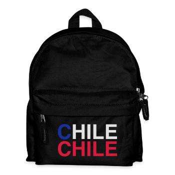 CHILE Flagge - Kinder Rucksack - Schwarz - Vorne