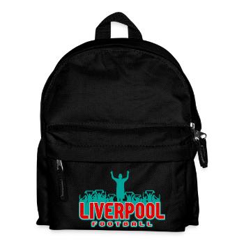 Liverpool Fußball - Kinder Rucksack - Schwarz - Vorne