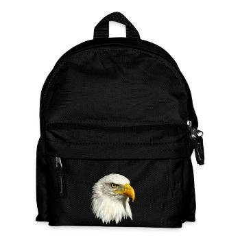 Weißkopfseeadler - Kinder Rucksack - Schwarz - Vorne