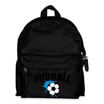 Fußball Soccer Splash 3c - Kinder Rucksack - Schwarz - Vorne