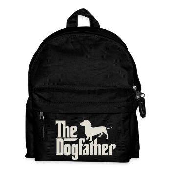 Le Dogfather - Teckel, Teckel, Teckel - Sac à dos Enfant - noir - Devant