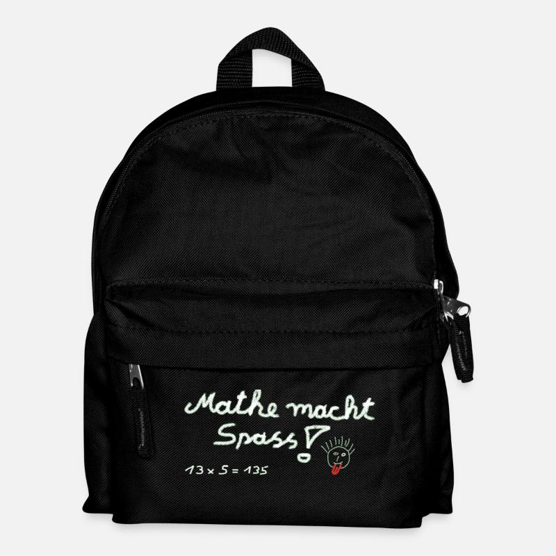 Mathe macht Spass ! - Kinder Rucksack - Schwarz