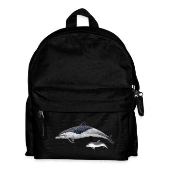 dauphin tacheté - Sac à dos Enfant - noir - Devant