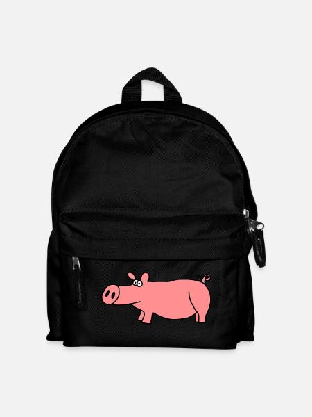 Cochon - Sac à dos Enfant - noir