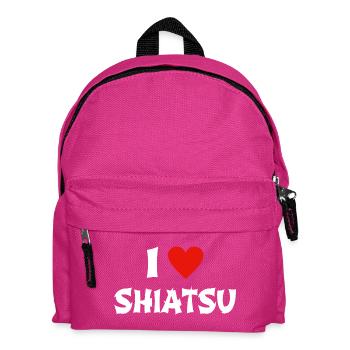 I love shiatsu massage - Kids' Backpack - fuchsia - Front