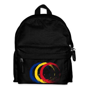 Flag of Romania - Kids' Backpack - black - Front