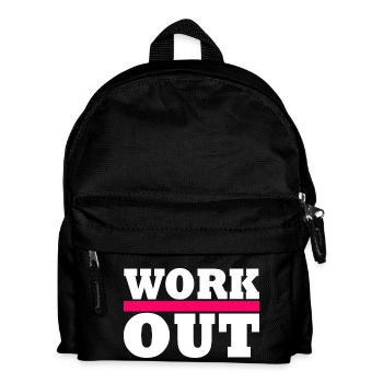 Faire des exercices - Sac à dos Enfant - noir - Devant