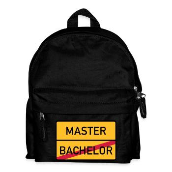 master - Kinder Rucksack - Schwarz - Vorne