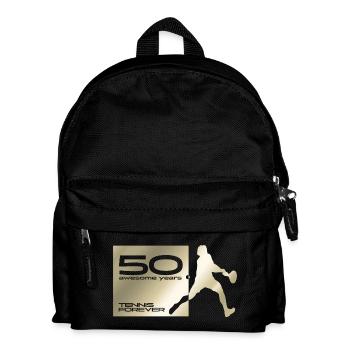 50 Jahre jung Tennisspieler - Kinder Rucksack - Schwarz - Vorne