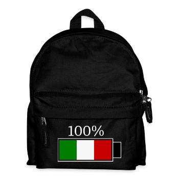 Italy Italian flag flag gift - Kids' Backpack - black - Front