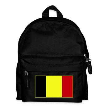 Anpassbare dreifarbige Flagge - Kinder Rucksack - Schwarz - Vorne
