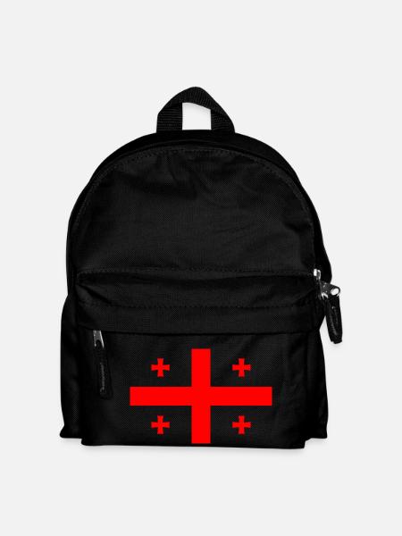 Georgien - Kinder Rucksack - Schwarz