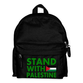 Stand with palestine - Kids' Backpack - black - Front