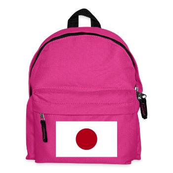 Japan National Flag - Kids' Backpack - fuchsia - Front