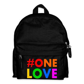 One love - Kids' Backpack - black - Front
