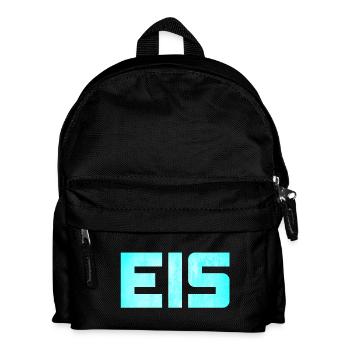 Eis Sommer Winterurlaub Schnee Après-Ski Piste - Kinder Rucksack - Schwarz - Vorne