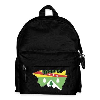 Karte der Vogesen und ihres Wappens - Kinder Rucksack - Schwarz - Vorne
