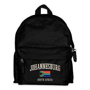 Johannesburg Südafrika Vintage - Kinder Rucksack - Schwarz - Vorne