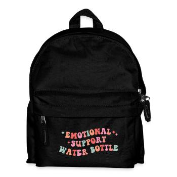 Bouteille d’eau de soutien émotionnel - Sac à dos Enfant - noir - Devant