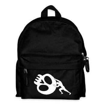 The Man Who Repels Death (white) - Kids' Backpack - black - Front