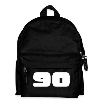 90. 90 YEARS. 90TH ANNIVERSARY. BIRTHDAY 90 YEARS. - Kids' Backpack - black - Front