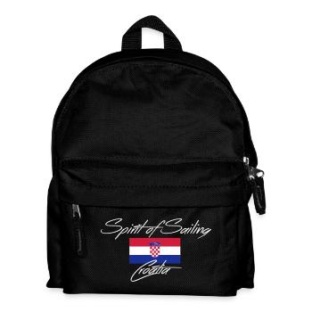 Spirit of Sailing Croatia - Kinder Rucksack - Schwarz - Vorne