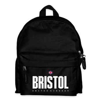 Bristol UK Bloc Mot-symbole - Sac à dos Enfant - noir - Devant