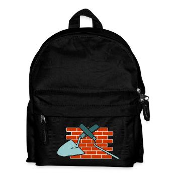 Wall A Joint Nail And Trowel - Kids' Backpack - black - Front