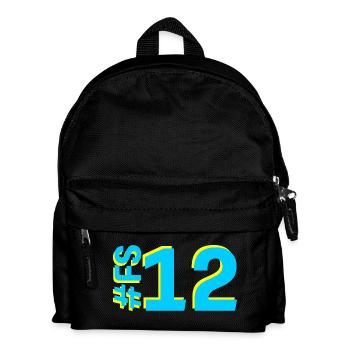 FS12-KARTON - Kinder Rucksack - Schwarz - Vorne