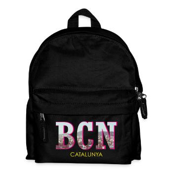 Barcelona Catalunya - Kinder Rucksack - Schwarz - Vorne