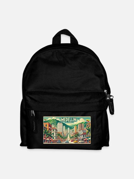 Medellin Columbia Vintage Design - Kids' Backpack - black