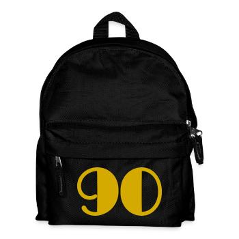 90. 90 YEARS. 90th ANNIVERSARY. 90 YEARS ANNIVERSARY. - Kids' Backpack - black - Front