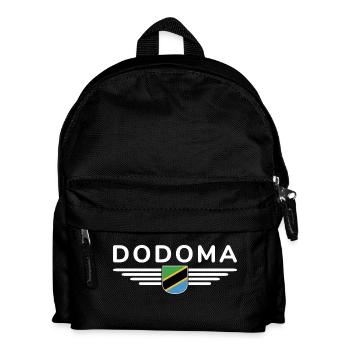Dodoma Design for Tanzania Fans - Kids' Backpack - black - Front