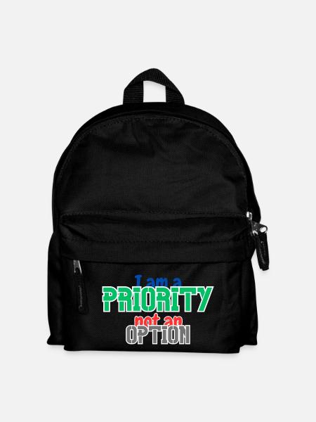 Priority not option - Kids' Backpack - black
